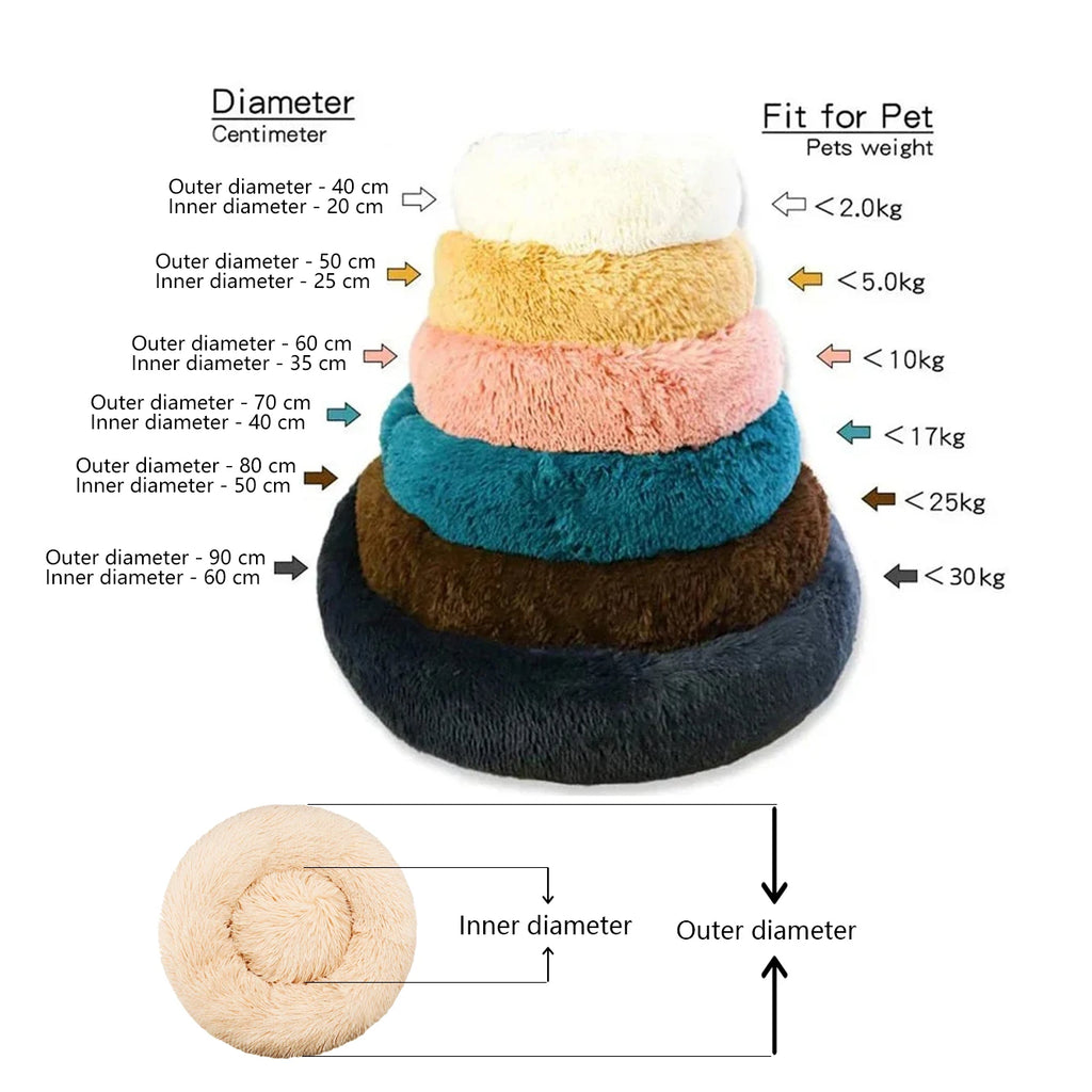 Calming Pet Bed - 6 Sizes